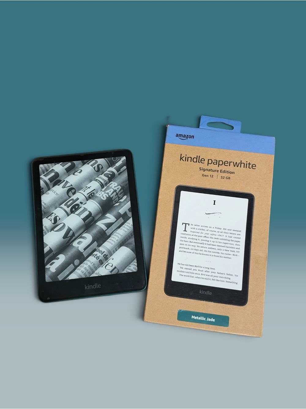 Amazon Kindle Paperwhite Signature Edition - Metallic Jade